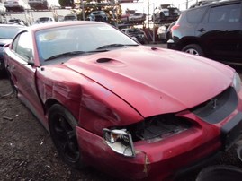 1998 FORD MUSTANG COBRA BURGUNDY CPE 4.6L MT F18021